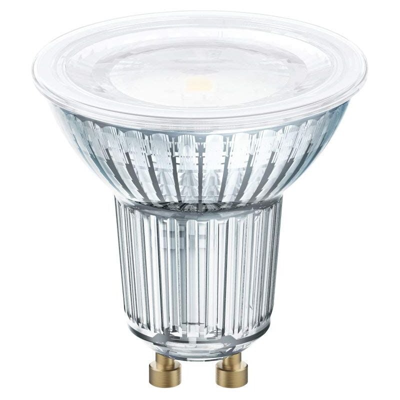 foto del prodotto led star par16 lampadina led con riflettore, attacco gu5.3, bianca calda, 2700 k, 6.90 w, equivalenti a 80 w, led star par16 220 v, chiaro, taglia