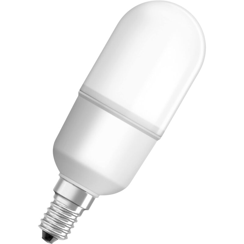 foto del prodotto led star stick, attacco e14, bianca fredda, 4000 k, 8 w, equivalenti a 60 w, led star stick, opaco, confezione da 6 pezzi osram