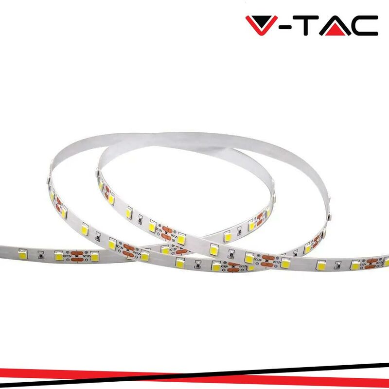 foto del prodotto led striscia 4040 60 led 12v 6400k ip20 luce fredda