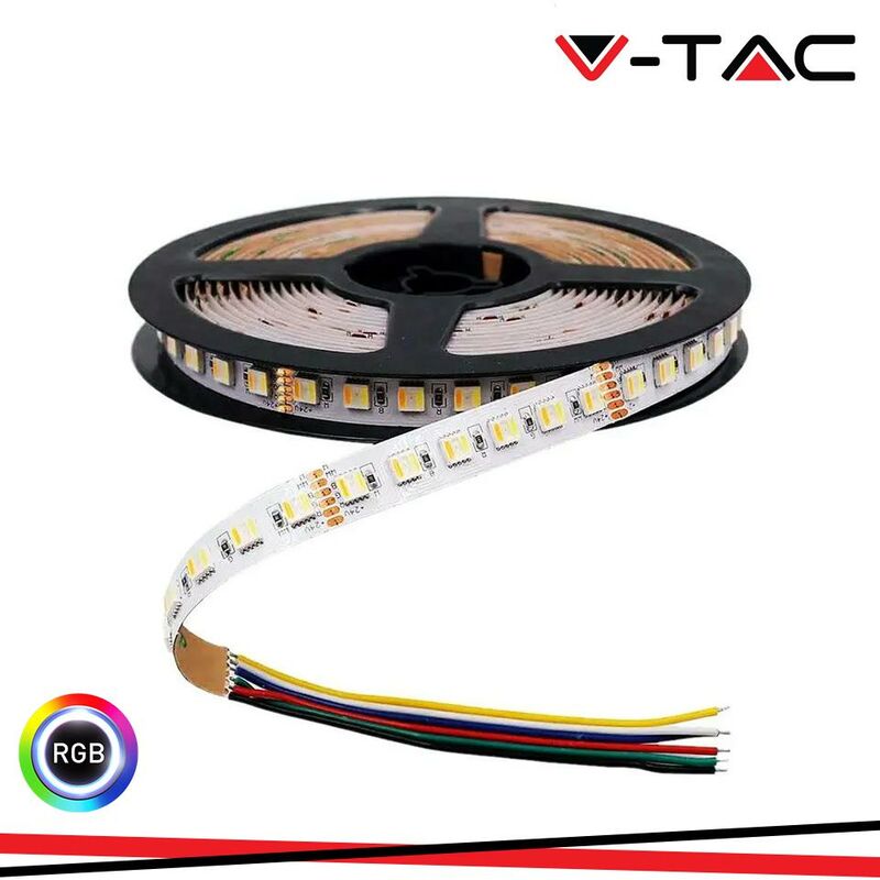 foto del prodotto led striscia smd5050 60 led 24v ip20 3 in 1 rgb