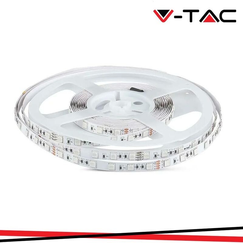 foto del prodotto led striscia smd5050 60 leds 24v 6400k ip20 luce fredda