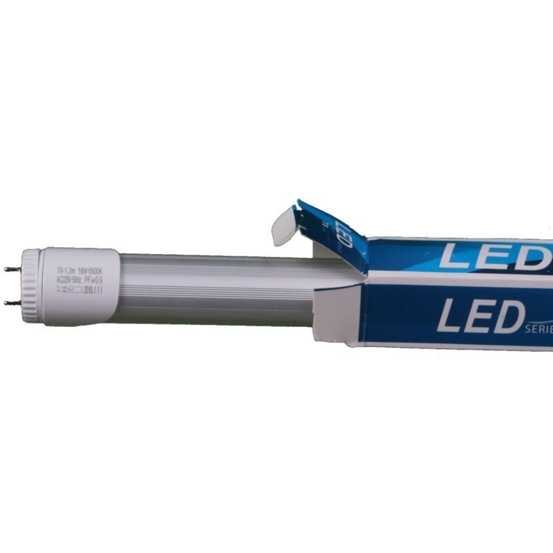 foto del prodotto led t8 18w 120cm 3000k 220 v connessione 1 lato 175 265 v tubi a led jandei