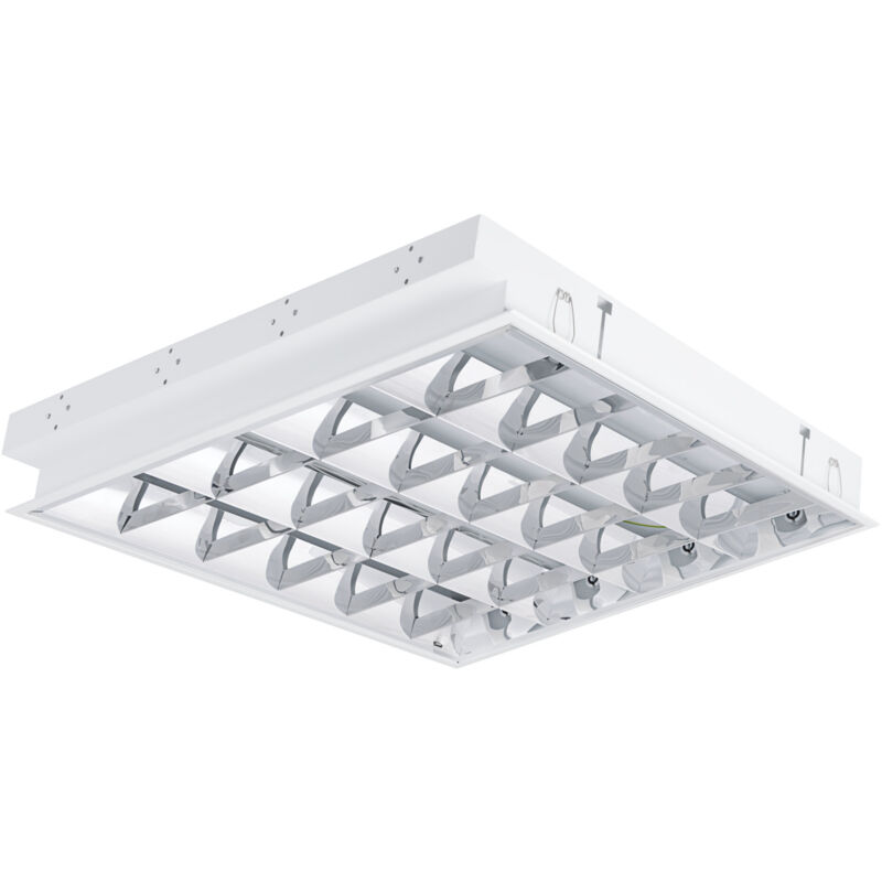 foto del prodotto led t8 acciaio bianco 595x625mm ufficio industria