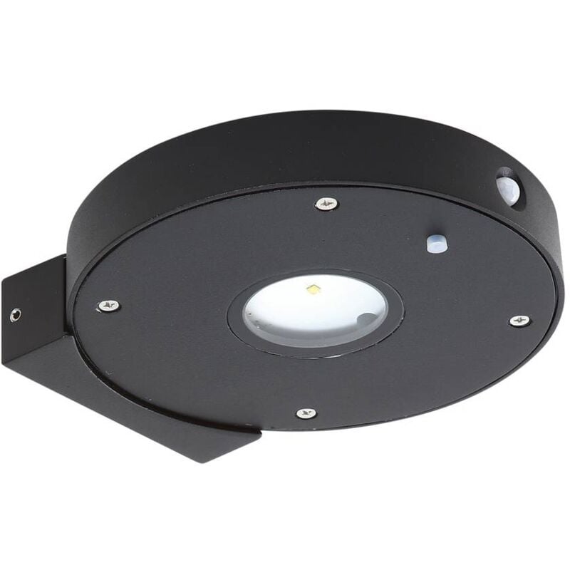 foto del prodotto led tavon in nero da alluminio lucande
