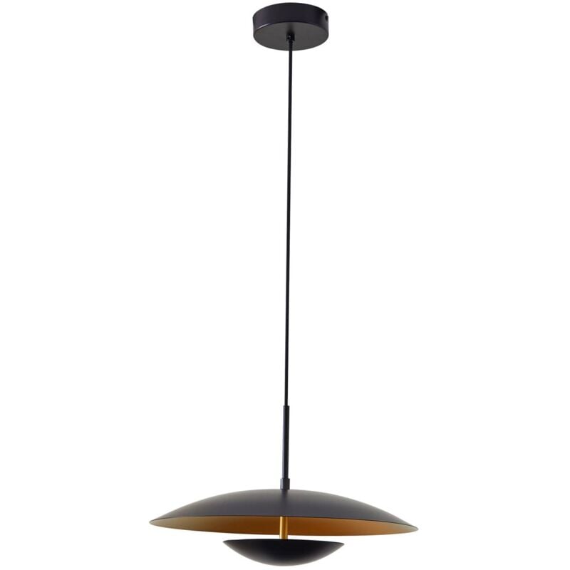 foto del prodotto led tiama in nero da metallo lindby
