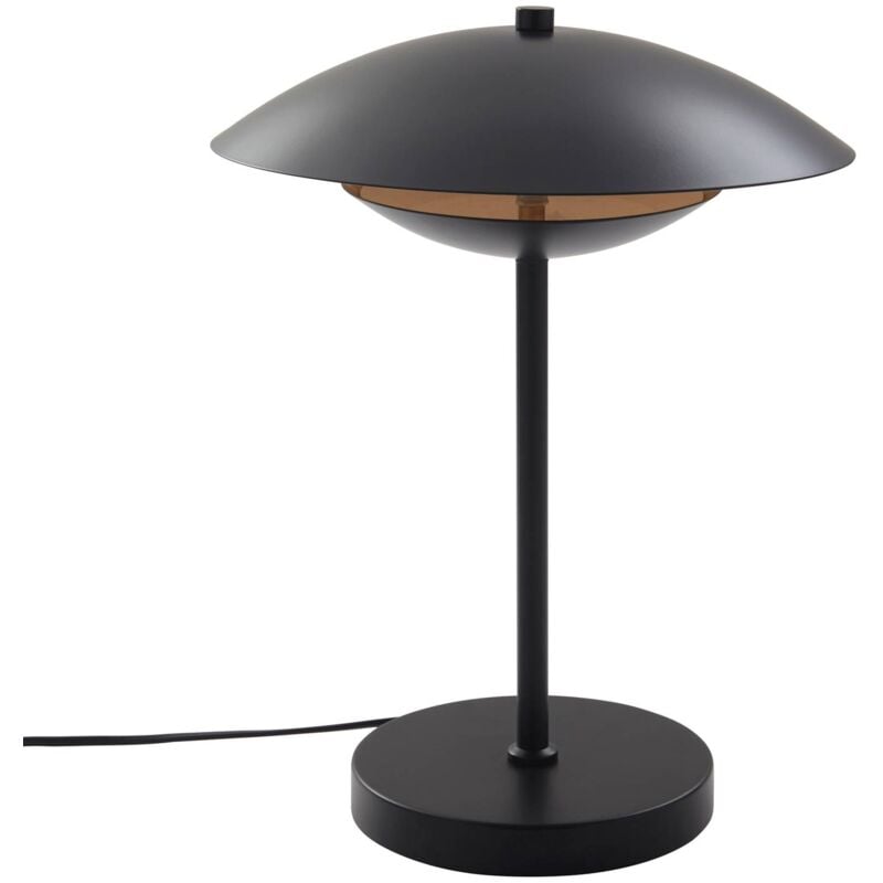 foto del prodotto led tiama in nero da metallo lindby