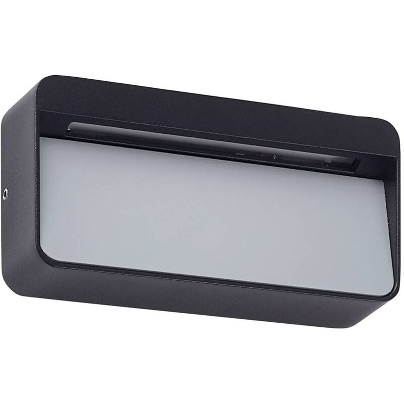 foto del prodotto led tiburia in nero da alluminio lucande