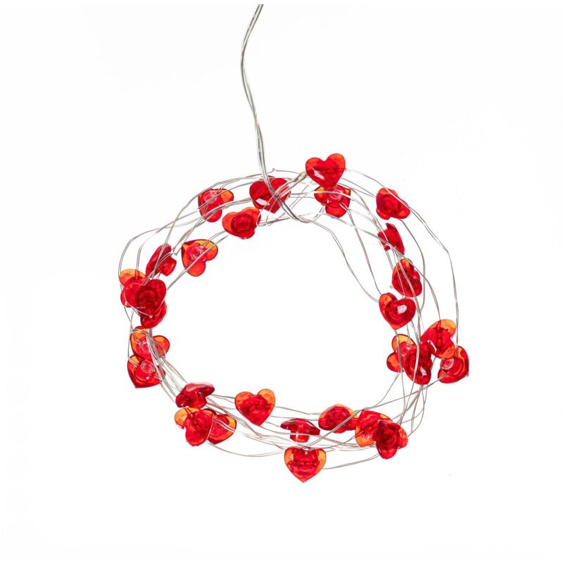 foto del prodotto led titciana in rosso da plastica lindby