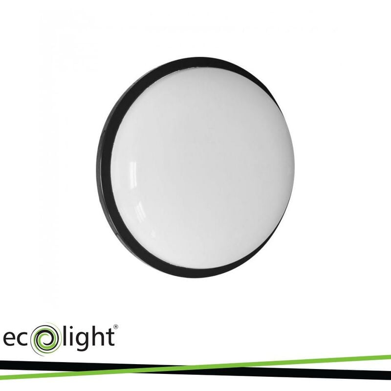 foto del prodotto led torton 20w 4000k 1800lm ip65 rotondo nero luce naturale