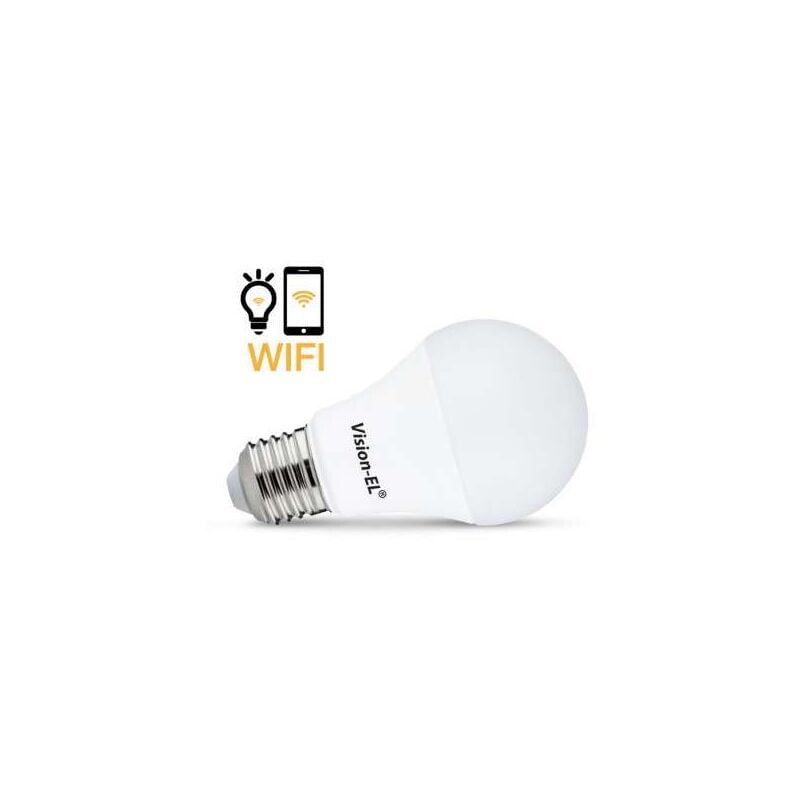 foto del prodotto led vision el 9 w bulb e27 wifi ctc rgb box