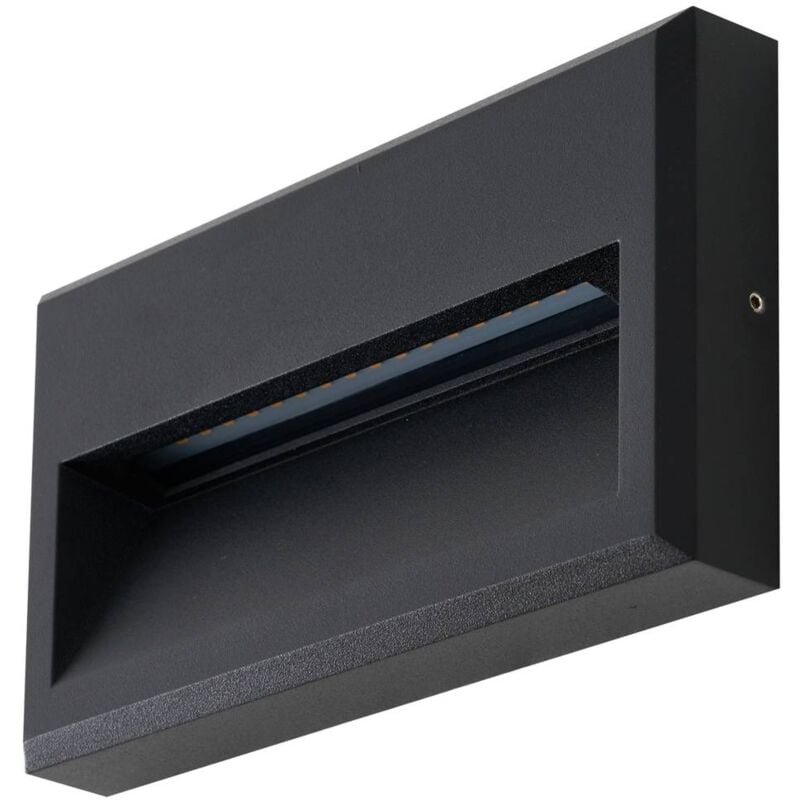 foto del prodotto led weno in nero da alluminio lucande