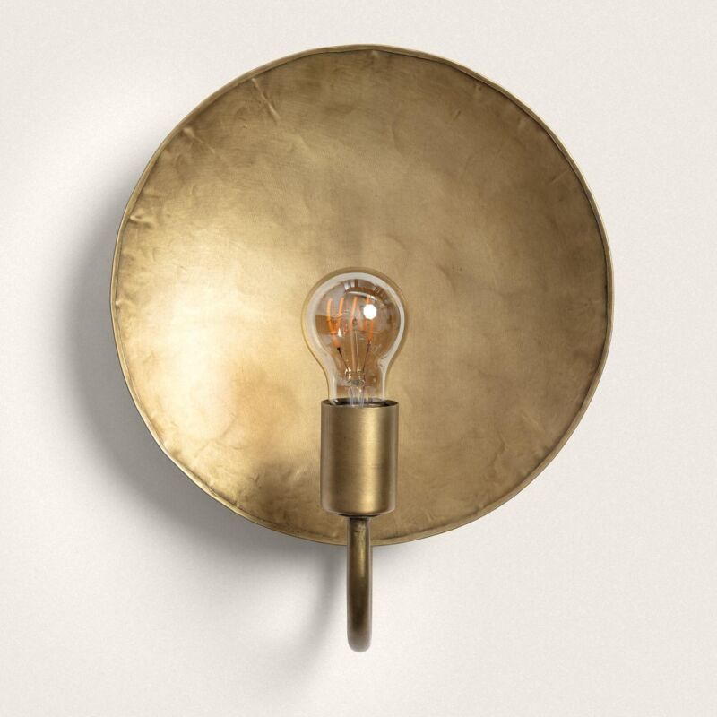 foto del prodotto ledkia applique da parete metallo anusha oro