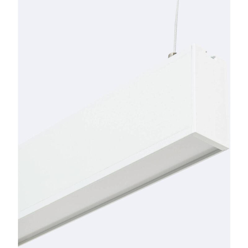 foto del prodotto ledkia barra lineare led 120cm 36w cct crocker bianco selezionabile caldo naturale freddo no flicker 3000k 4000k 5000k 