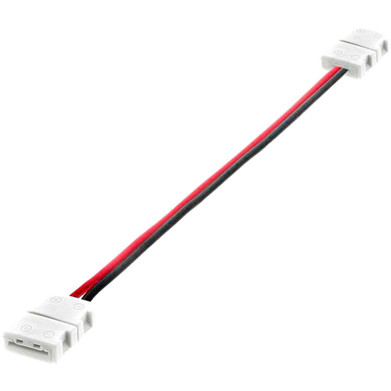 foto del prodotto ledkia cavo doppio connettore rapido striscia led 12 24v monocolore 10mm