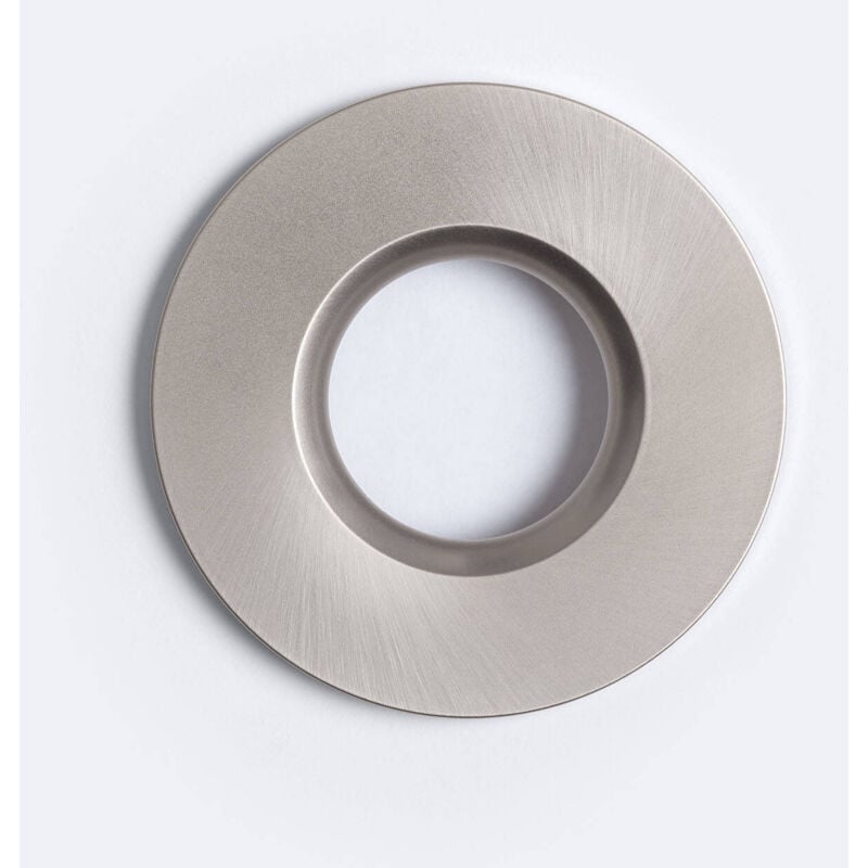foto del prodotto ledkia cornice decorativa per downlight led circolare 4cct regolabile ip65 cromato