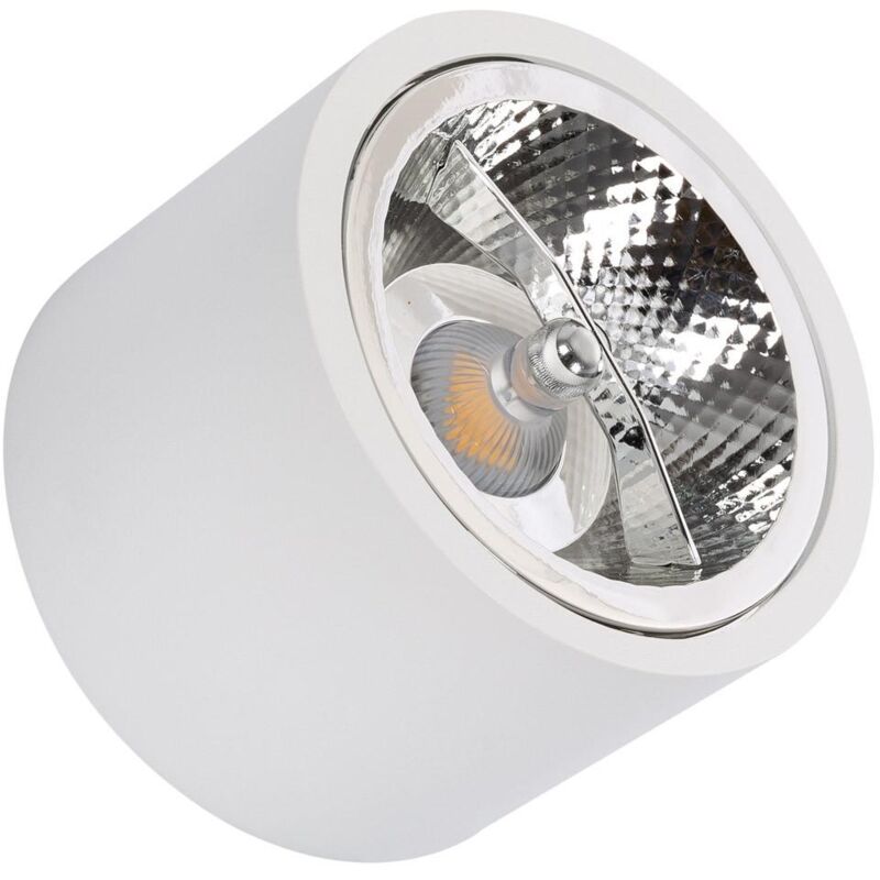 foto del prodotto ledkia downlight led 12w circolare da superficie gu10 ar111 bianco naturale no flicker 4000k