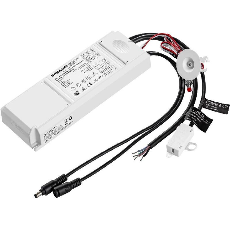foto del prodotto ledkia driver emergenza per pannelli led output 10 50v dc 3w con batteria 3 w