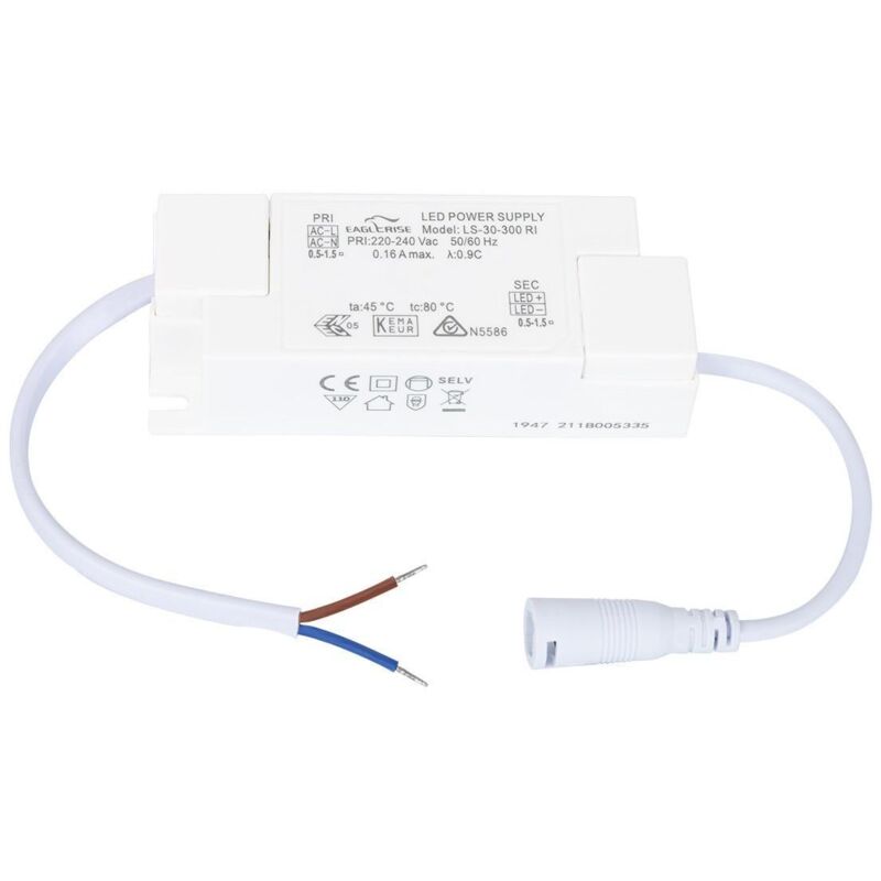 foto del prodotto ledkia driver no flicker 220 240v output 67 100v 300ma 30w ls 30 300ri eaglerise 30 w