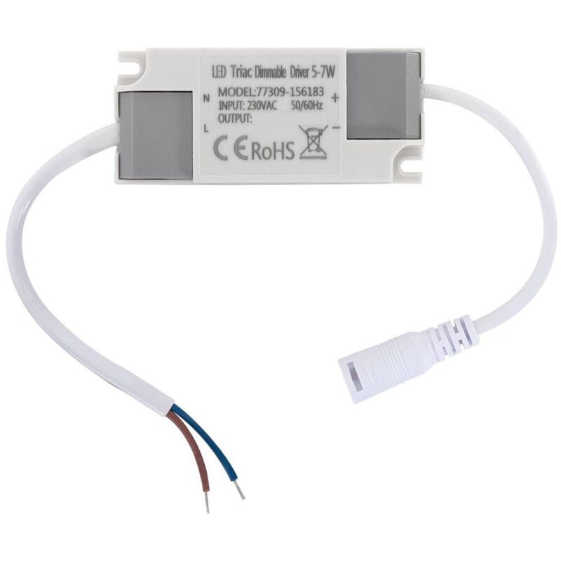 foto del prodotto ledkia driver no flicker regolabile triac 200 220v output 12 24v 5 7w 7 w