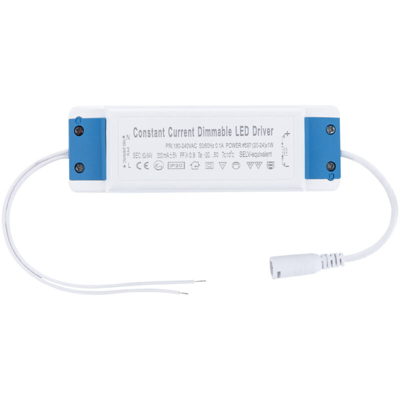 foto del prodotto ledkia driver regolabile triac 180 260v output 60 84v 300ma 24w