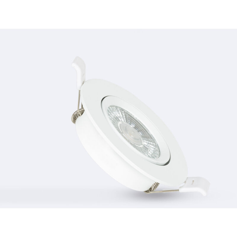 foto del prodotto ledkia faretto downlight led 5w circolare cob cri90 slim foro 75mm bianco naturale no flicker 4000k