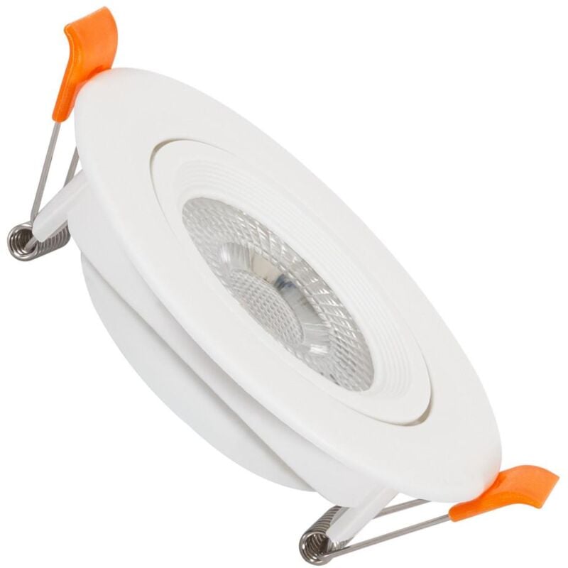 foto del prodotto ledkia faretto downlight led 5w circolare solid foro 75 mm bianco freddo 6000k
