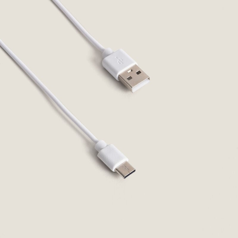foto del prodotto ledkia lampada da tavolo led portatile per esterno metallo con batteria ricaricabile magatzi beige