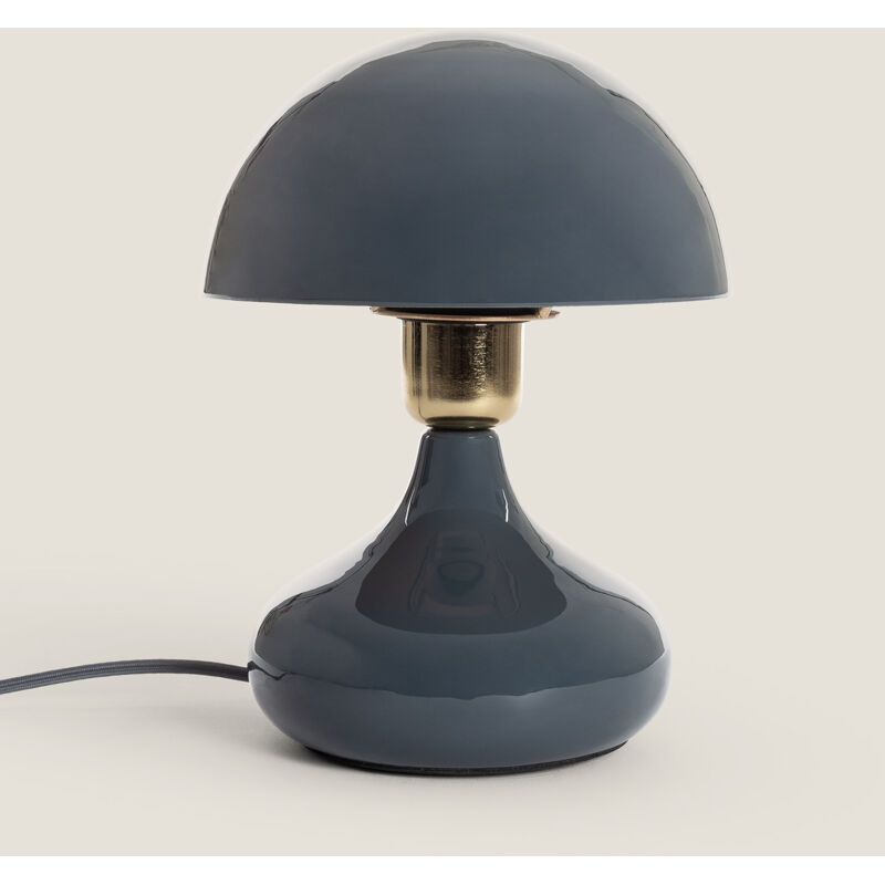 foto del prodotto ledkia - lampada da tavolo metallo krish azzurro