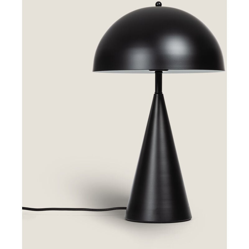 foto del prodotto ledkia lampada da tavolo metallo shimo nero