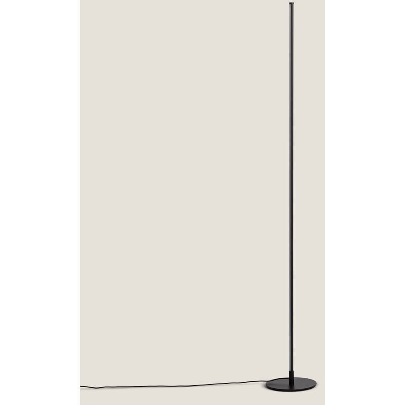 foto del prodotto ledkia lampada da terra led 27w metallo meghri nero