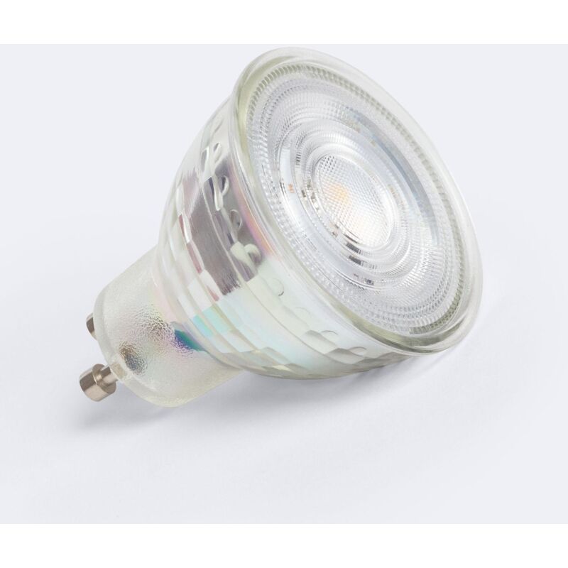 foto del prodotto ledkia - lampadina led gu10 5w 500 lm vetro 60 bianco freddo no flicker 6000k