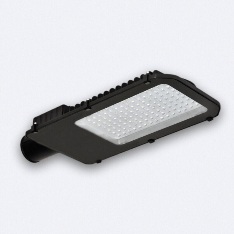 foto del prodotto ledkia lampione led 100w harlem osram nero bianco caldo 2700k