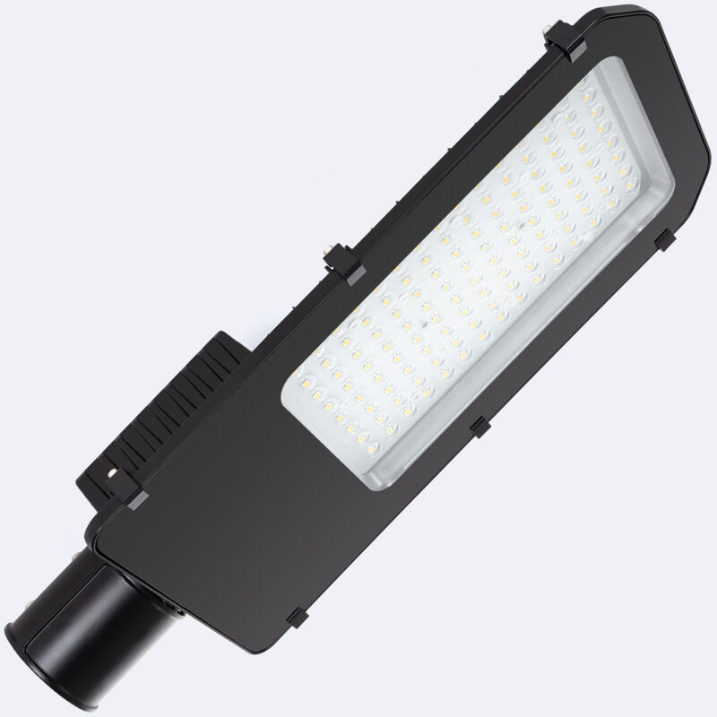 foto del prodotto ledkia lampione led 100w harlem osram nero bianco caldo 3000k