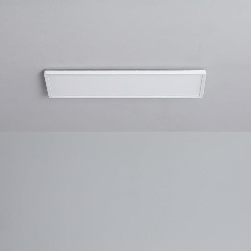 foto del prodotto ledkia plafoniera led 24w rettangolare cct 580x200 mm doppia luce switchcct selezionabile caldo naturale freddo 