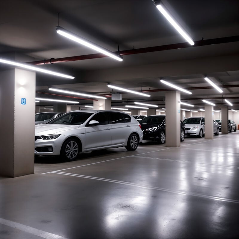 foto del prodotto ledkia plafoniera stagna led 120cm 36w sospensione superficie ip65 4000k bianco naturale