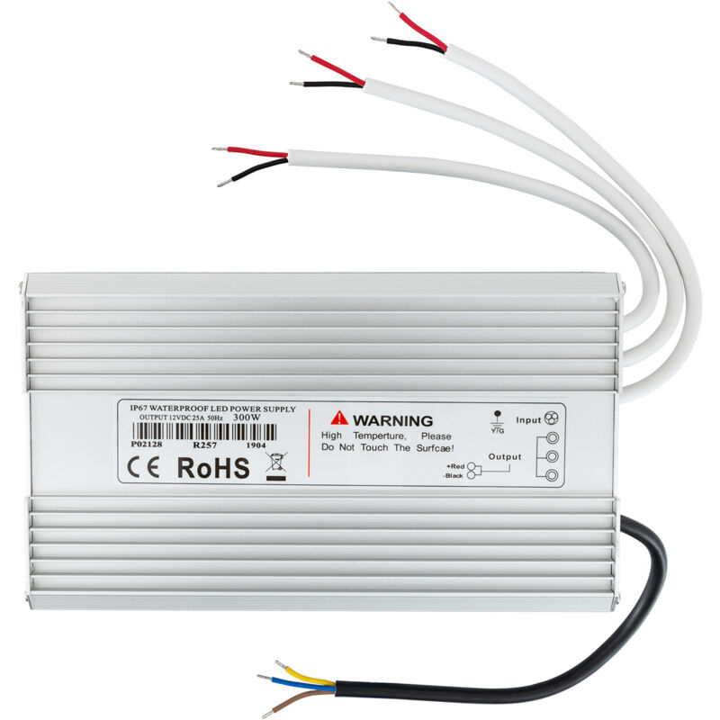 foto del prodotto ledkia trasformatore a tenuta stagna 12v dc 300w 25a ip67