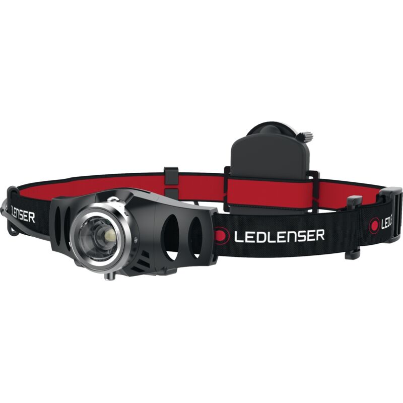 foto del prodotto ledlenser h3.2 torcia frontale led, messa a fuoco regolabile, orientabile, 120 lumen, dimmerabile in continuo, portata luminosa 100m, uso con 3