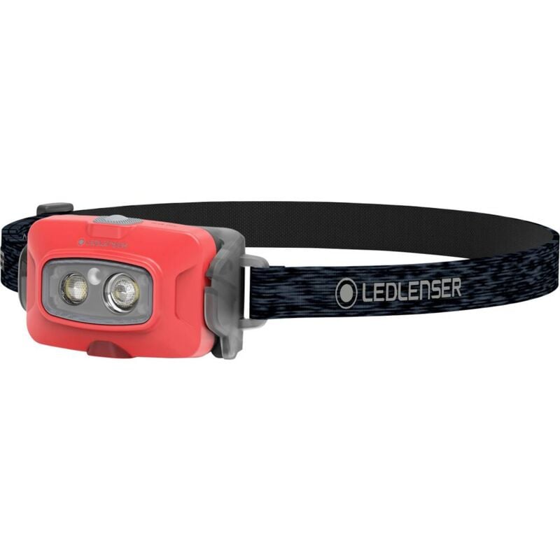 foto del prodotto ledlenser hf4r core red led monocolore lampada frontale a batteria ricaricabile 500 lm 35 h 502792