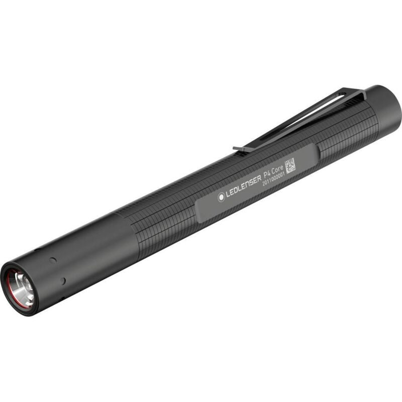 foto del prodotto ledlenser p4 core led monocolore torcia tascabile con clip per cintura a batteria 120 lm 20 h 58 g