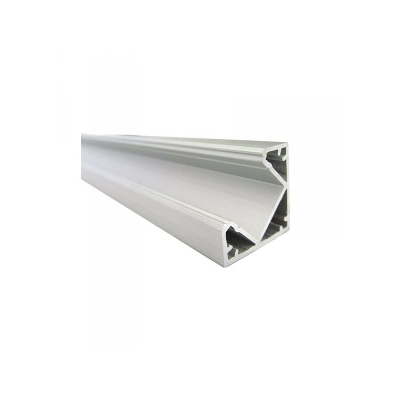 foto del prodotto ledlux 3 metri profilo canalina barra alluminio led anodizzato angolare corner curva 90 gradi per strip led fino a 12mm