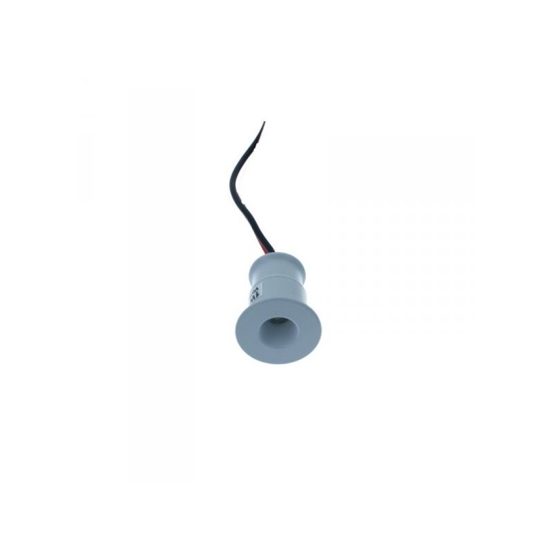 foto del prodotto ledlux 4 pz mini faretto led da incasso 1w dc 12v freddo 6000k carcassa bianca angolo 120 foro 15mm 20x25mm