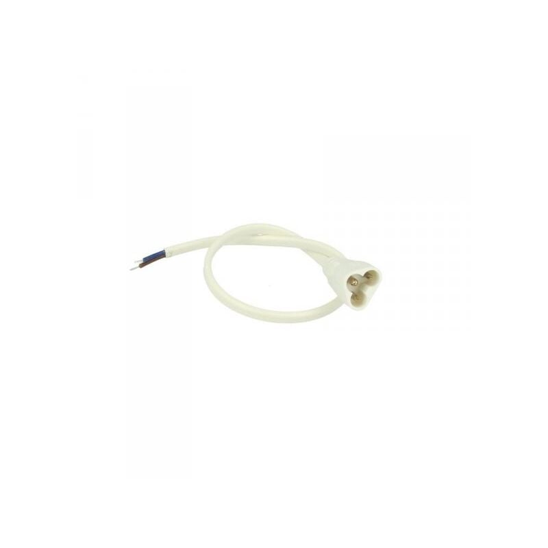 foto del prodotto ledlux adattatore cavo femmina per plafoniera tubo led t5 all in one con filo lunga 30cm per alimentazione allungamento