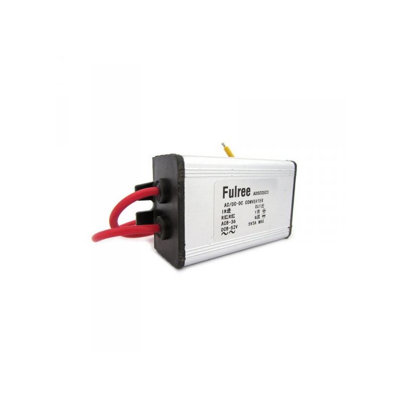 foto del prodotto ledlux alimentatore step down convertitore ac dc o dc dc 3a da ac 8 36v o dc 8 52v a dc 5v fulree