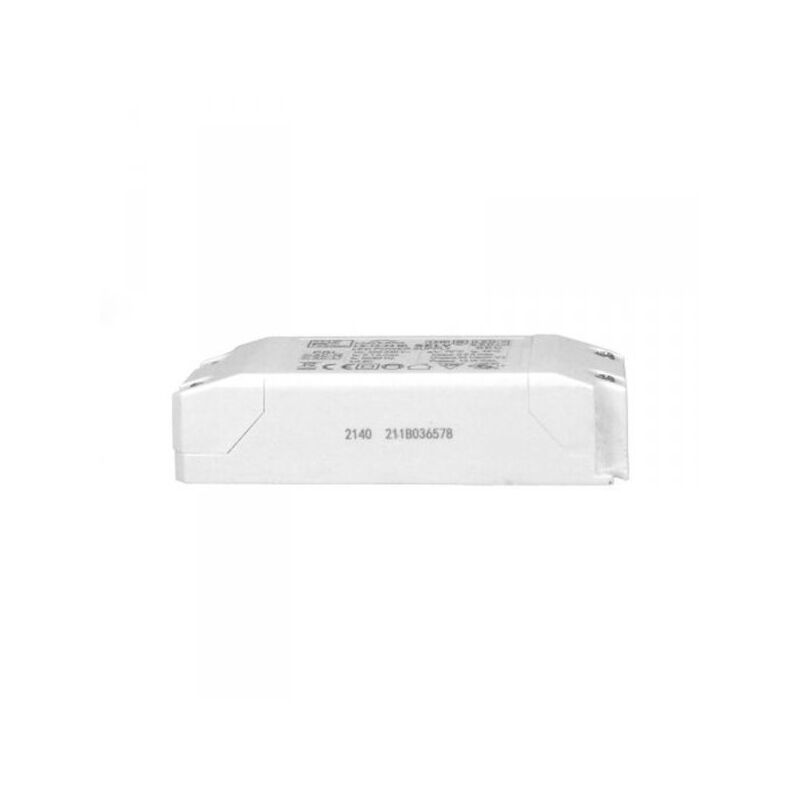 foto del prodotto ledlux alimentatore trasformatore lungo sottile 24v 12w 0,5a con carcassa in plastica eaglerise ls 12 24 mi