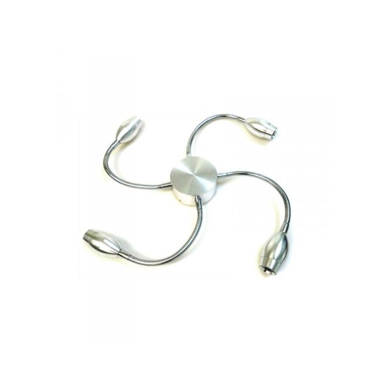 foto del prodotto ledlux applique lampada da parete a led 4x2w 220v flexible bianco freddo