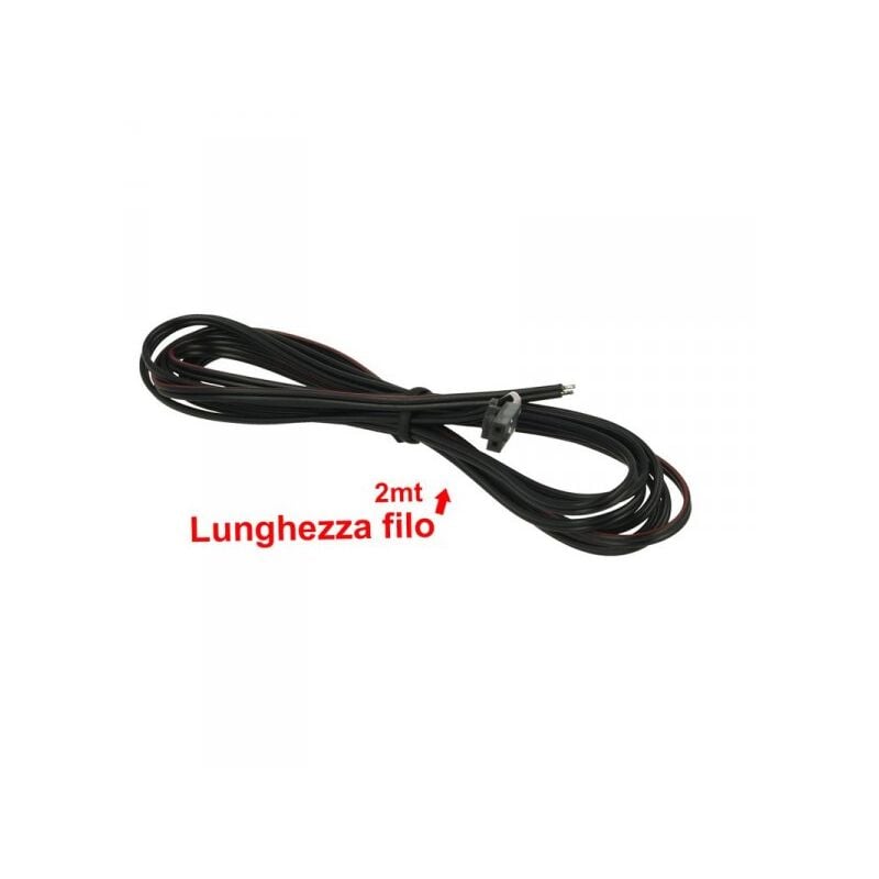 foto del prodotto ledlux cavo elettrico splitter piattina con attacco maschio da 2 metri compatibile con cl7716