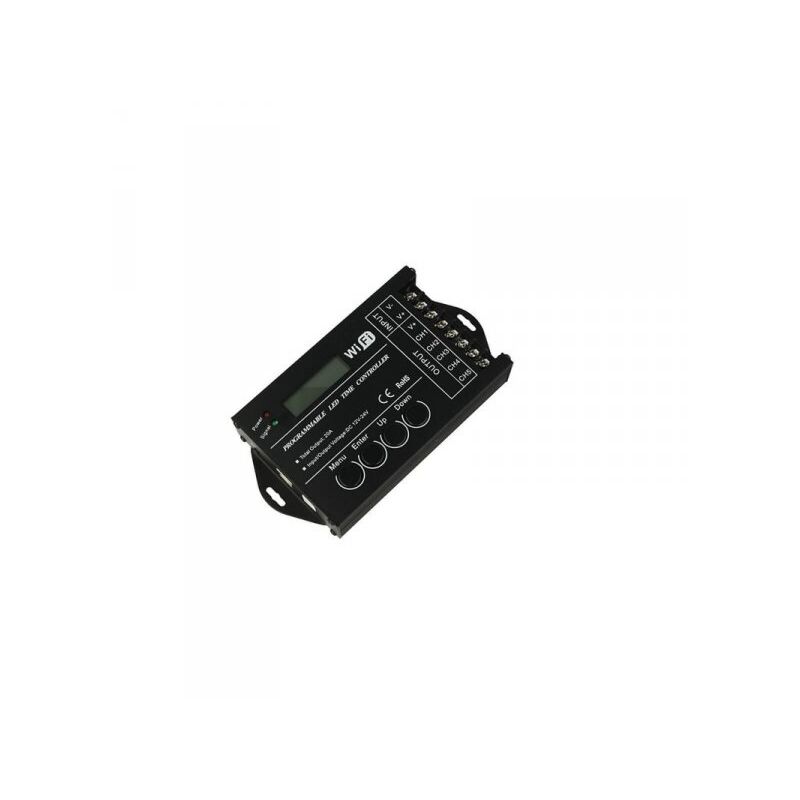 foto del prodotto ledlux centralina led timer alba tramonto 12v 24v 20a wifi time led controller per acquari canarini serre tc421