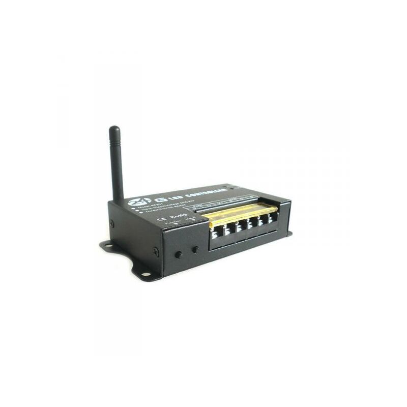 foto del prodotto ledlux centralina rgb 2,4g full color controller rf wireless 12v 24v 24a per bobina led rf201