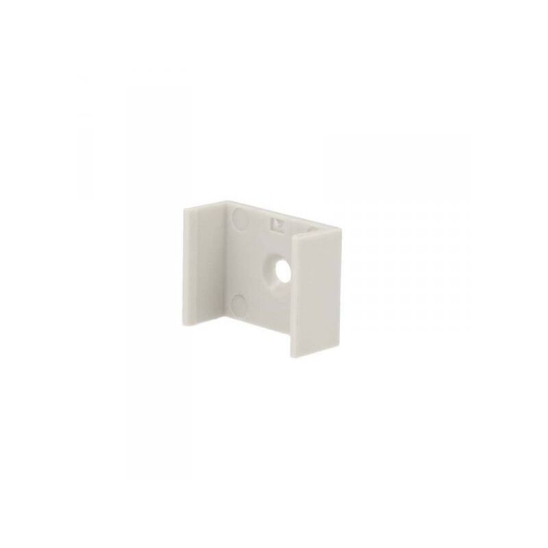foto del prodotto ledlux clip guida gancio pc per fissaggio a muro soffitto del profilo barra alluminio larga 27mm ba2310