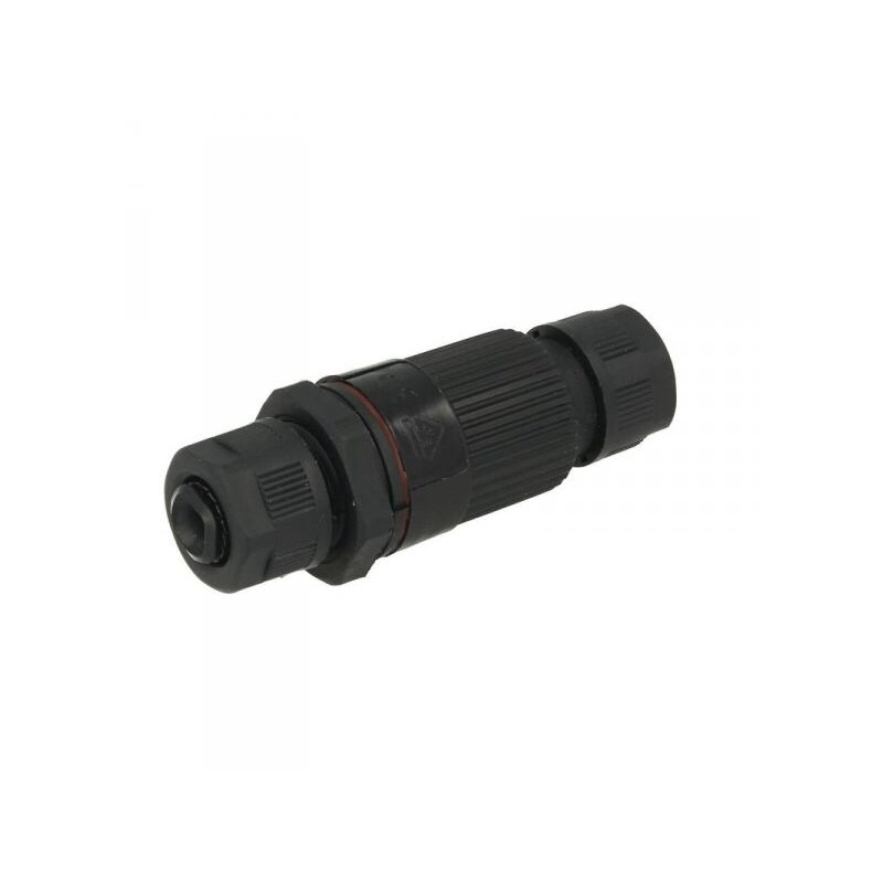 foto del prodotto ledlux connettore manicotto di collegamento ip68 3 poli modello plug play maschio femmina piu facile max 2,5mmq